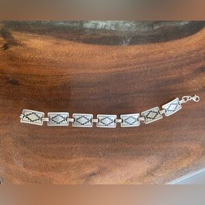 Sterling Silver Navajo design bracelet
